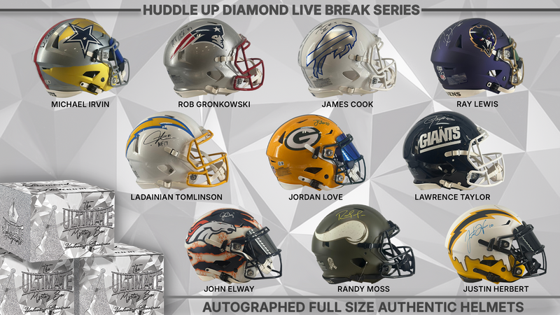 Huddle Up Diamond Full Size NFL Helmet Live Break Series