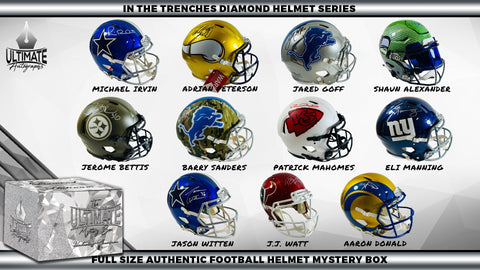 Live Break #2 - *DOUBLE BOX BREAK* Autographed Full Size Diamond Helmet Mystery Box "In The Trenches" Series - 3/1/2024- 12:00 PM CT