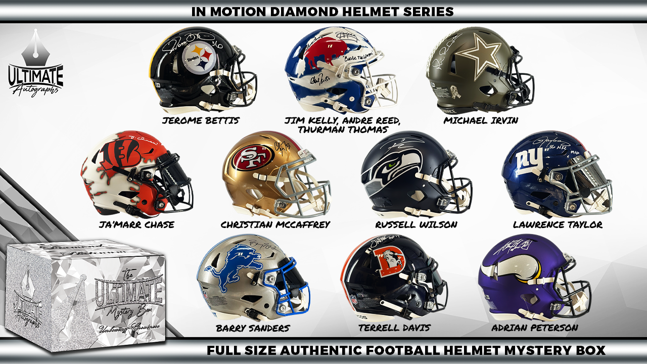 In Motion Diamond Full Size NFL Helmet Mystery Box Series