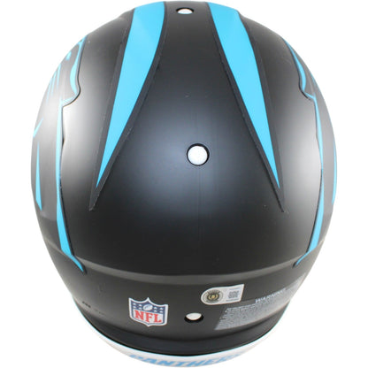 Luke Kuechly Signed Carolina Panthers 2022 Alternate Proline Full Size Helmet