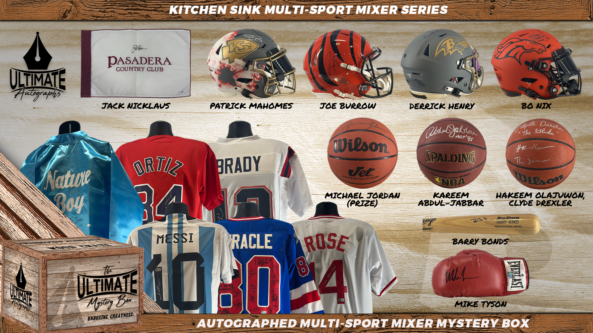 Kitchen Sink Autographed Multi-Sport Mixer Mystery Box Series
