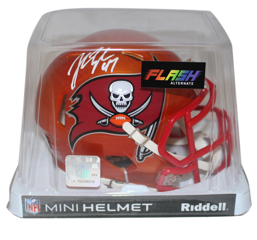 John Lynch Autographed Tampa Bay Buccaneers Flash Mini Helmet Beckett