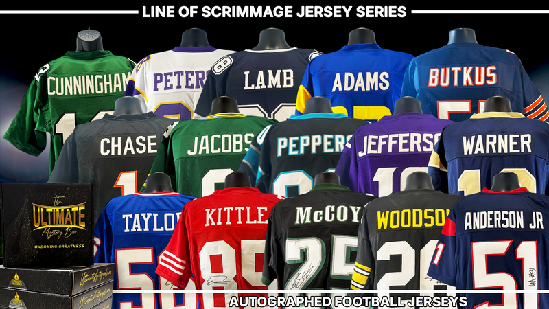 Line of Scrimmage Autographed NFL Jersey Live Break Series