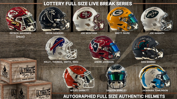 Lottery Autographed Full-Size Helmet Mystery Box Series