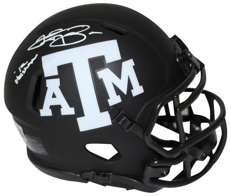 Johnny Manziel Texas A&M Aggies Signed Eclipse Mini Helmet (Heisman)