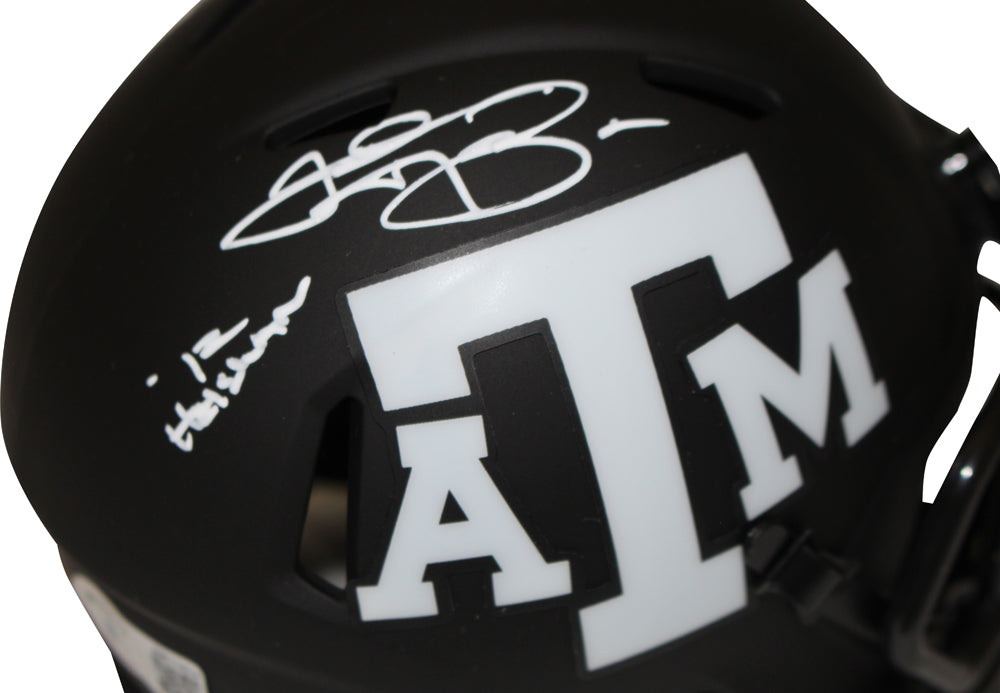Johnny Manziel Texas A&M Aggies Signed Eclipse Mini Helmet (Heisman)