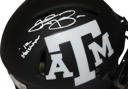 Johnny Manziel Texas A&M Aggies Signed Eclipse Mini Helmet (Heisman)