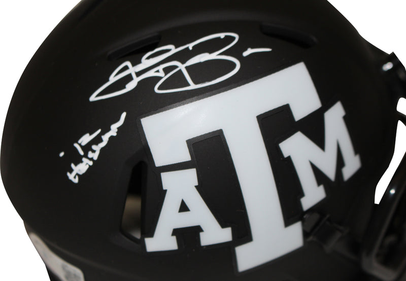 Johnny Manziel Texas A&M Aggies Signed Eclipse Mini Helmet (Heisman)