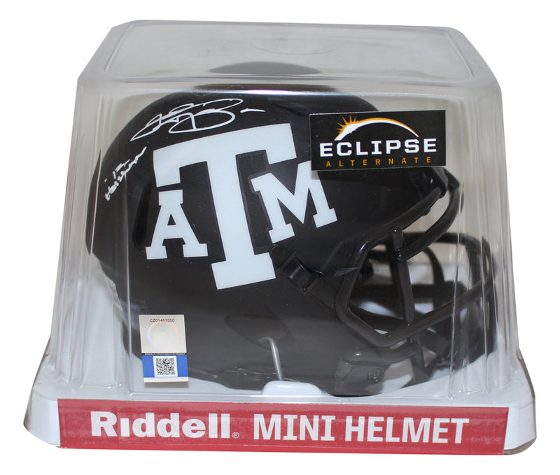 Johnny Manziel Texas A&M Aggies Signed Eclipse Mini Helmet (Heisman)