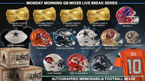 Monday Morning QB Autographed Football Mixer Live Break Series
