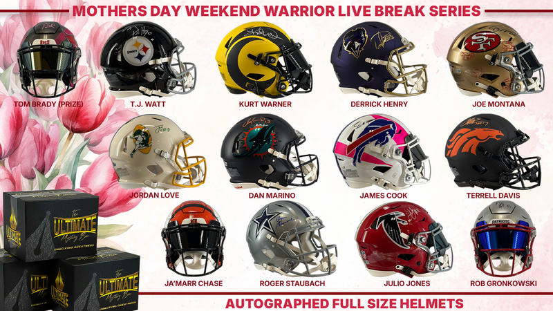 Mother's Day Weekend Warrior Full Size Helmet Live Break Series