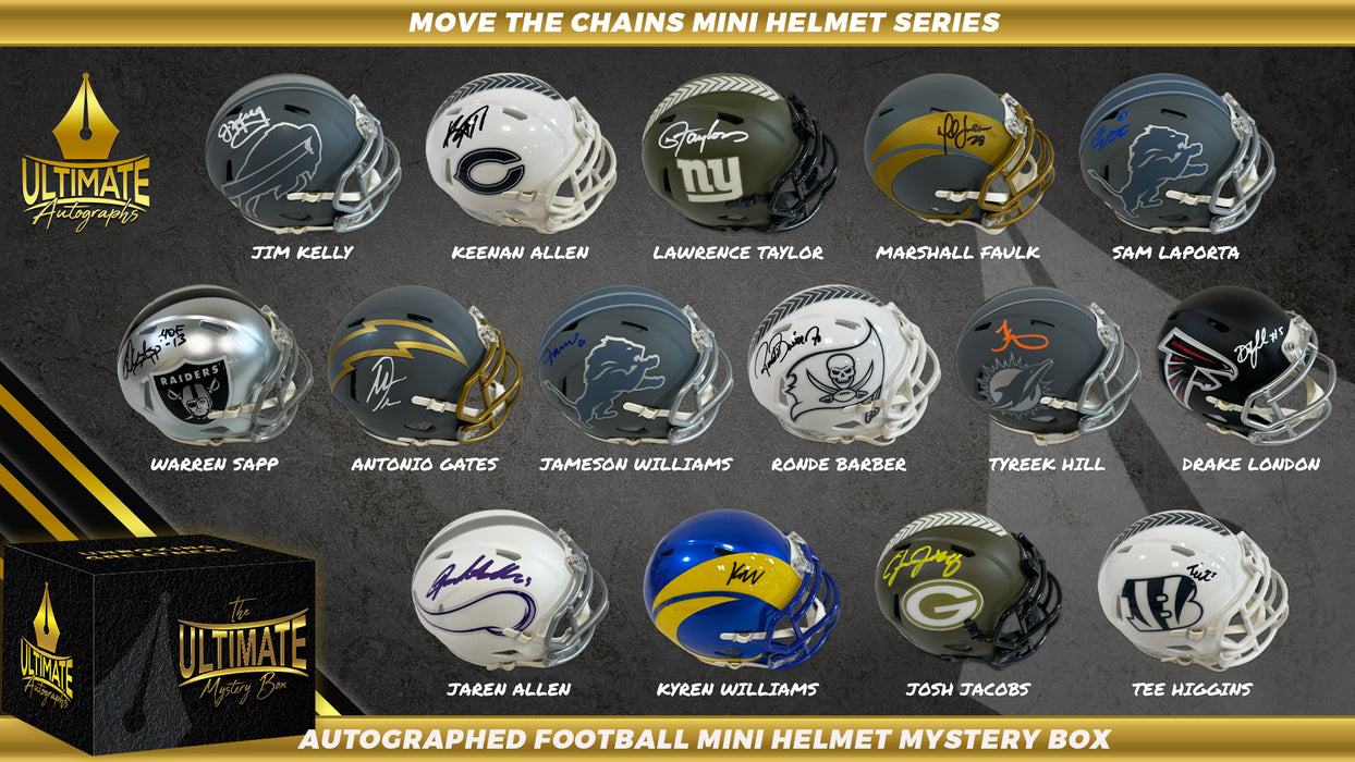 Live Break #1 - **DOUBLE BOX** - Mini Helmet Mystery Box Series - ("Move the Chains")  - 1/15/2025 - 12:00 PM CT