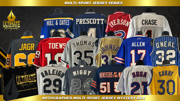 Multi-Sport Autographed Jersey Mystery Box Series