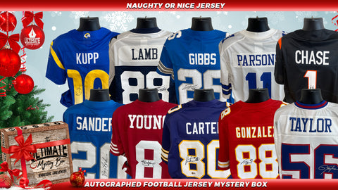 Live Break #1 - Autographed Jersey Series Mystery Box - Naughty or Nice Series - 12/26/2024 - 3:00 PM CT