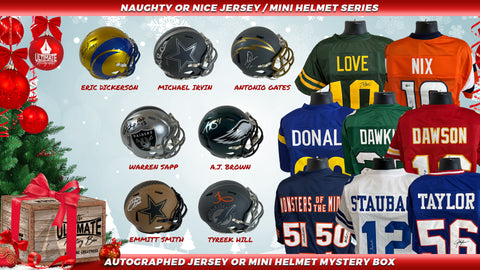 Live Break #1 - *DOUBLE BOX BREAK* Naughty or Nice Football Jersey and Mini Helmet Series! - 12/26/2024 - 3:00 PM CT