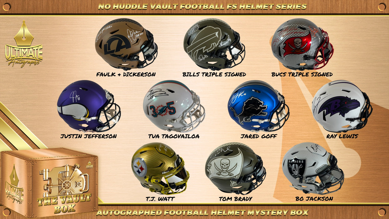 Live Break #1 - "No Huddle" Vault Football Full Size Helmet Series  - 11/21/2024 - 12:00 PM CT