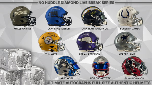 No Huddle Diamond Full Size NFL Helmet Mystery Box Series
