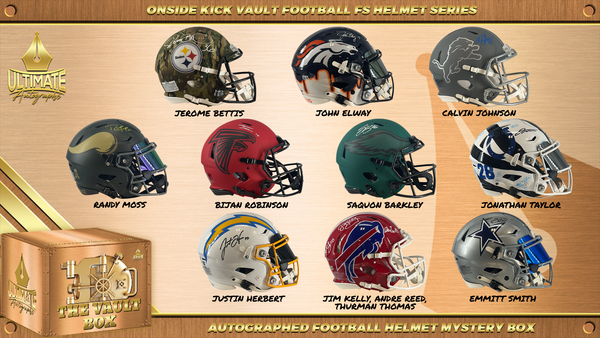Onside Kick Vault Full Size NFL Helmet Mystery Box Series