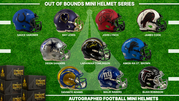 Out Of Bounds NFL Mini Helmet Mystery Box Series