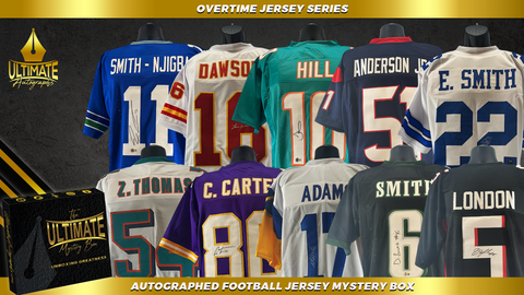 Live Break #1 - *SINGLE BOX BREAK* - ("Overtime") - Autographed Football Jersey Mystery Box
