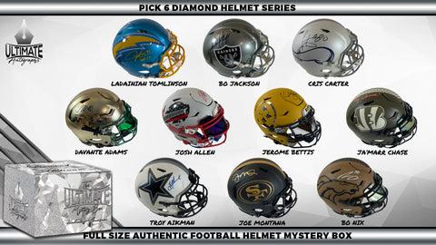 Live Break #1 - ****QUAD BOX BREAK**** - Autographed Full Size Diamond Helmet Mystery Box "Pick 6" Series - 12/30/2024 - 12:00 PM CT