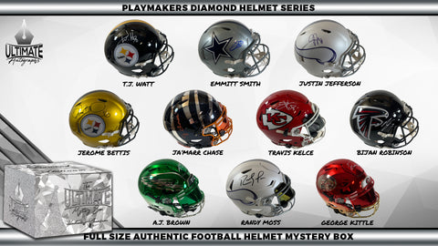 Live Break #1 - Autographed Full Size Diamond Helmet Mystery Box "Playmakers" Series - 12/26/2024 - 3:00 PM CT