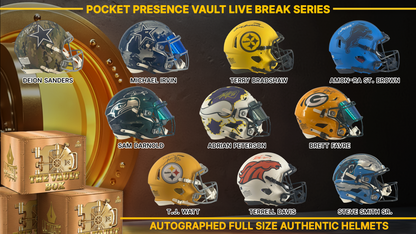 Pocket Presence Vault Full Size NFL Helmet Live Break Series
