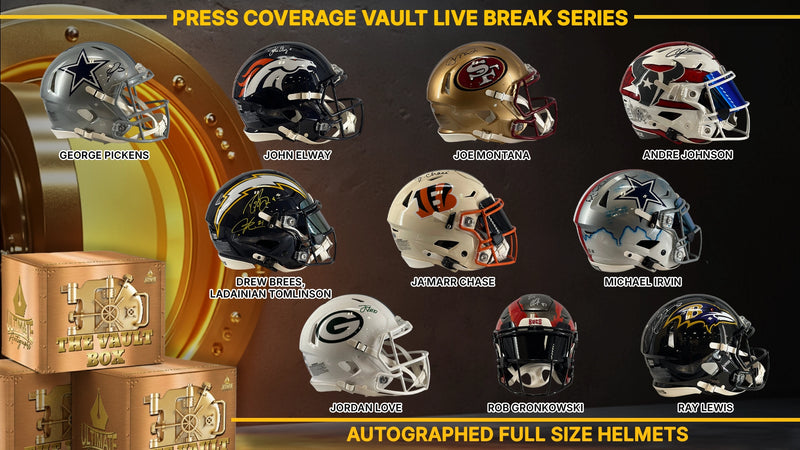 Press Coverage Vault Full Size NFL Helmet Live Break Series