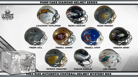 Live Break #1 - **DOUBLE BOX BREAK** - Autographed Full Size Diamond Helmet Mystery Box - "Pump Fake" - Series - 10/22/2024 - 12:00 PM CT