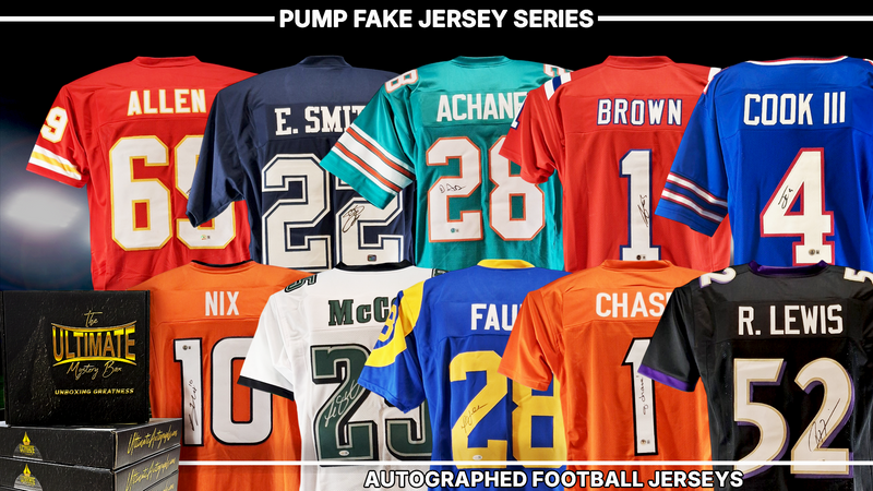 Pump Fake Autographed NFL Jersey Live Break Series
