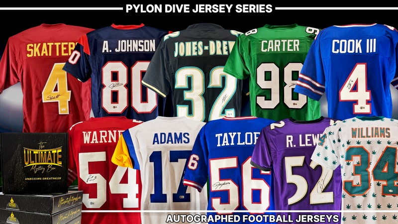 Pylon Dive Autographed NFL Jersey Live Break Series