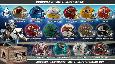 Live Break #5 - **DOUBLE BOX BREAK** - ("QB Room") Autographed Full Size Authentic Helmet Mystery Box Series