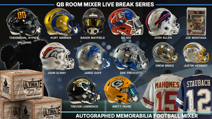 QB Room Autographed Football Mixer Series