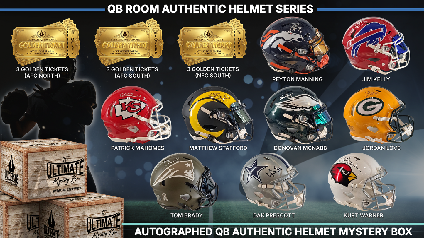 QB Room Full-Size Authentic Helmet Live Break Series