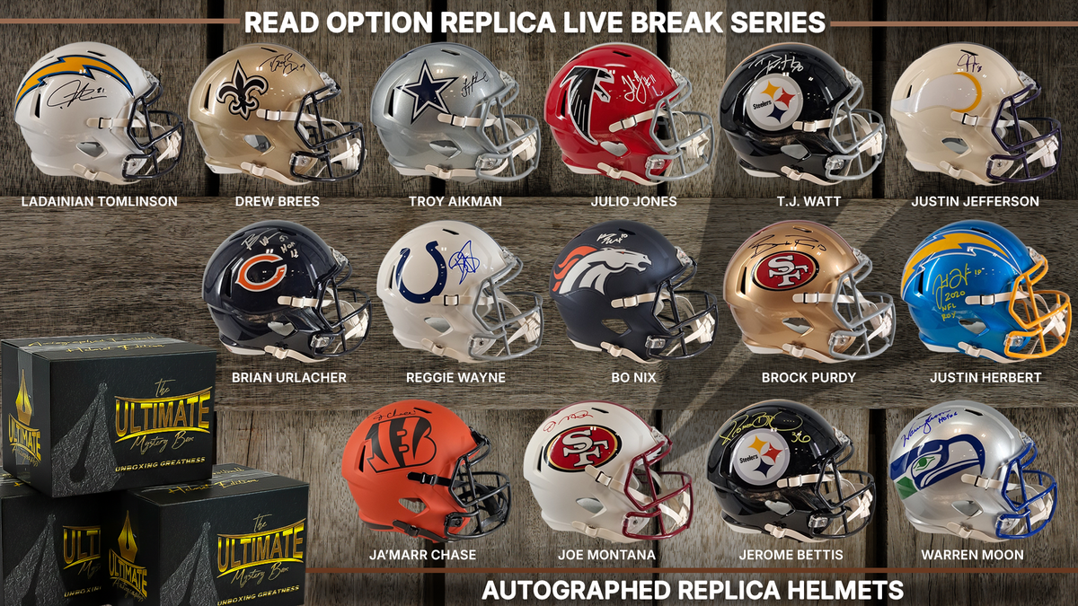 Read Option Full-Size Replica Helmet Live Break Series