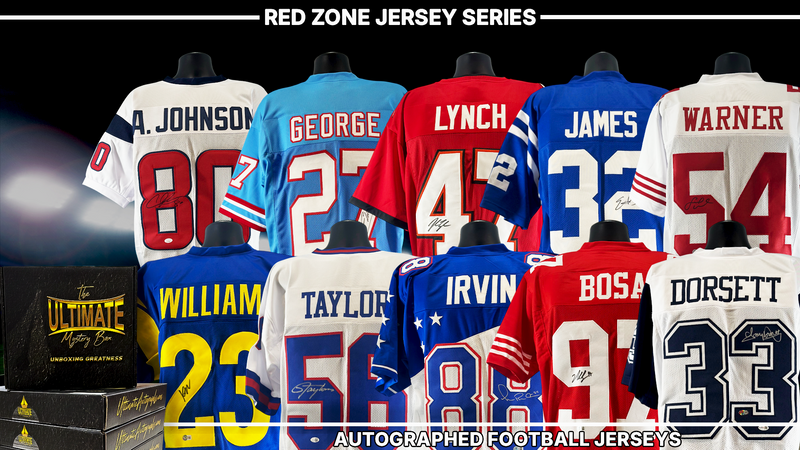Red Zone Autographed NFL Jersey Mystery Box Series