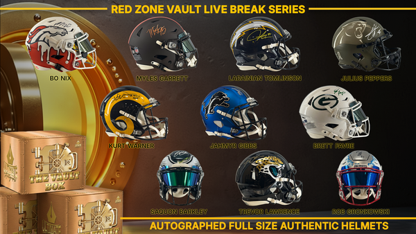 Red Zone Vault Full Size NFL Helmet Mystery Box Series