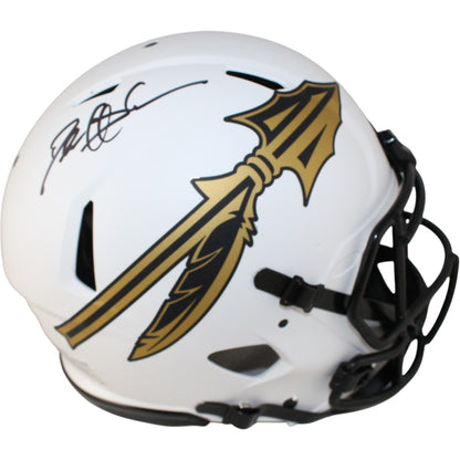 Deion Sanders Florida State Seminoles Autographed Authentic Lunar Helmet