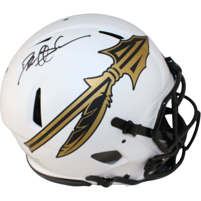 Deion Sanders Florida State Seminoles Autographed Authentic Lunar Helmet