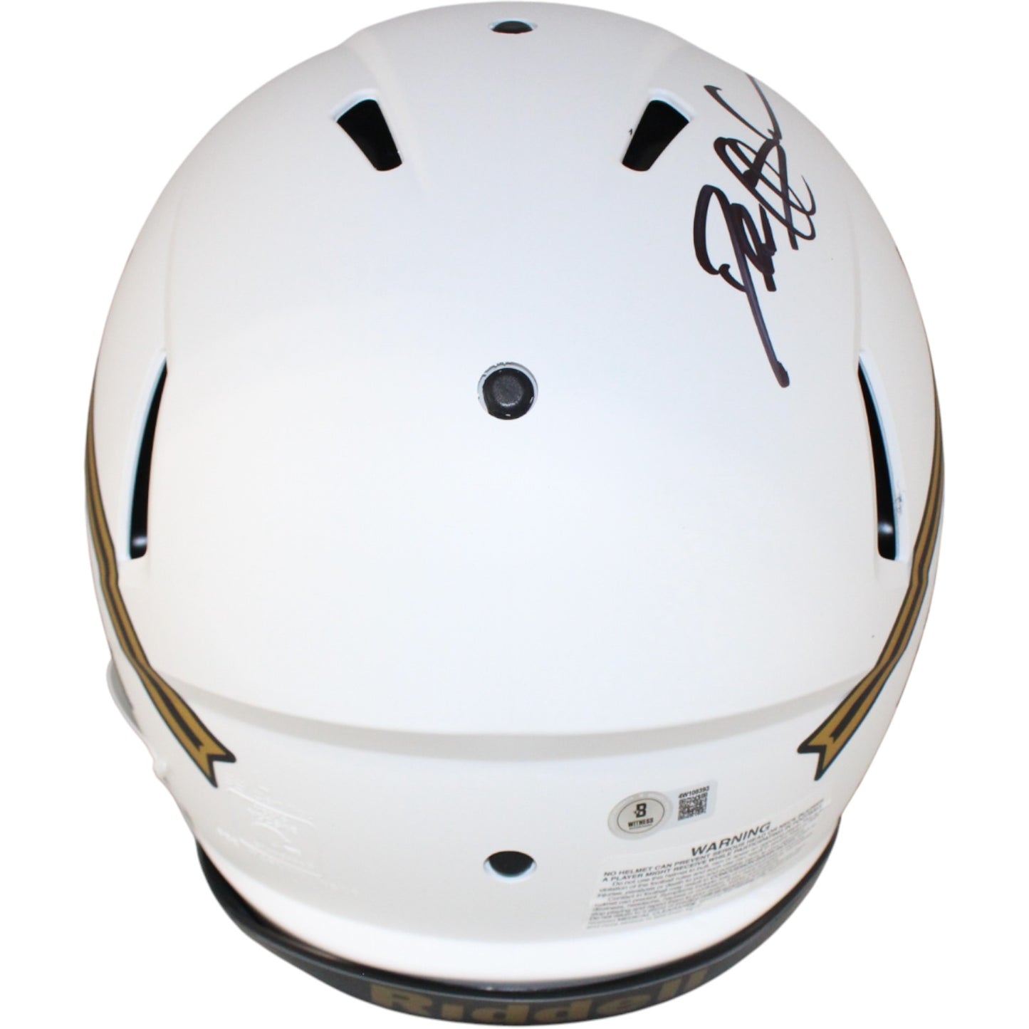 Deion Sanders Florida State Seminoles Autographed Authentic Lunar Helmet