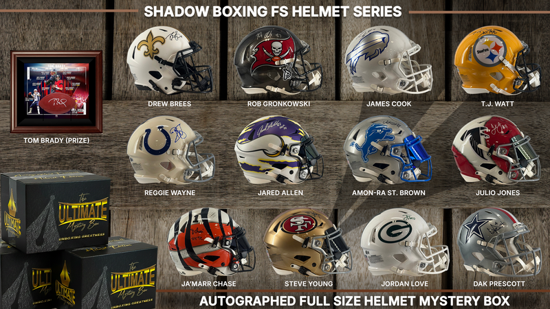 Shadow Boxing Autographed Full-Size Helmet Live Break Series