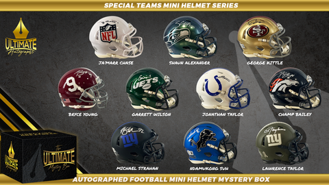 Live Break #2 - **DOUBLE BOX** - ("Special Teams") - Mini Helmet Mystery Box Series