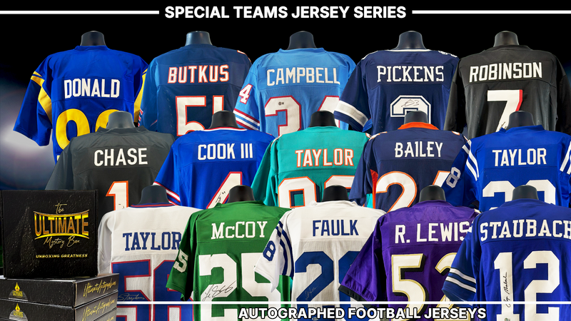 Special Teams Autographed NFL Jersey Live Break Series