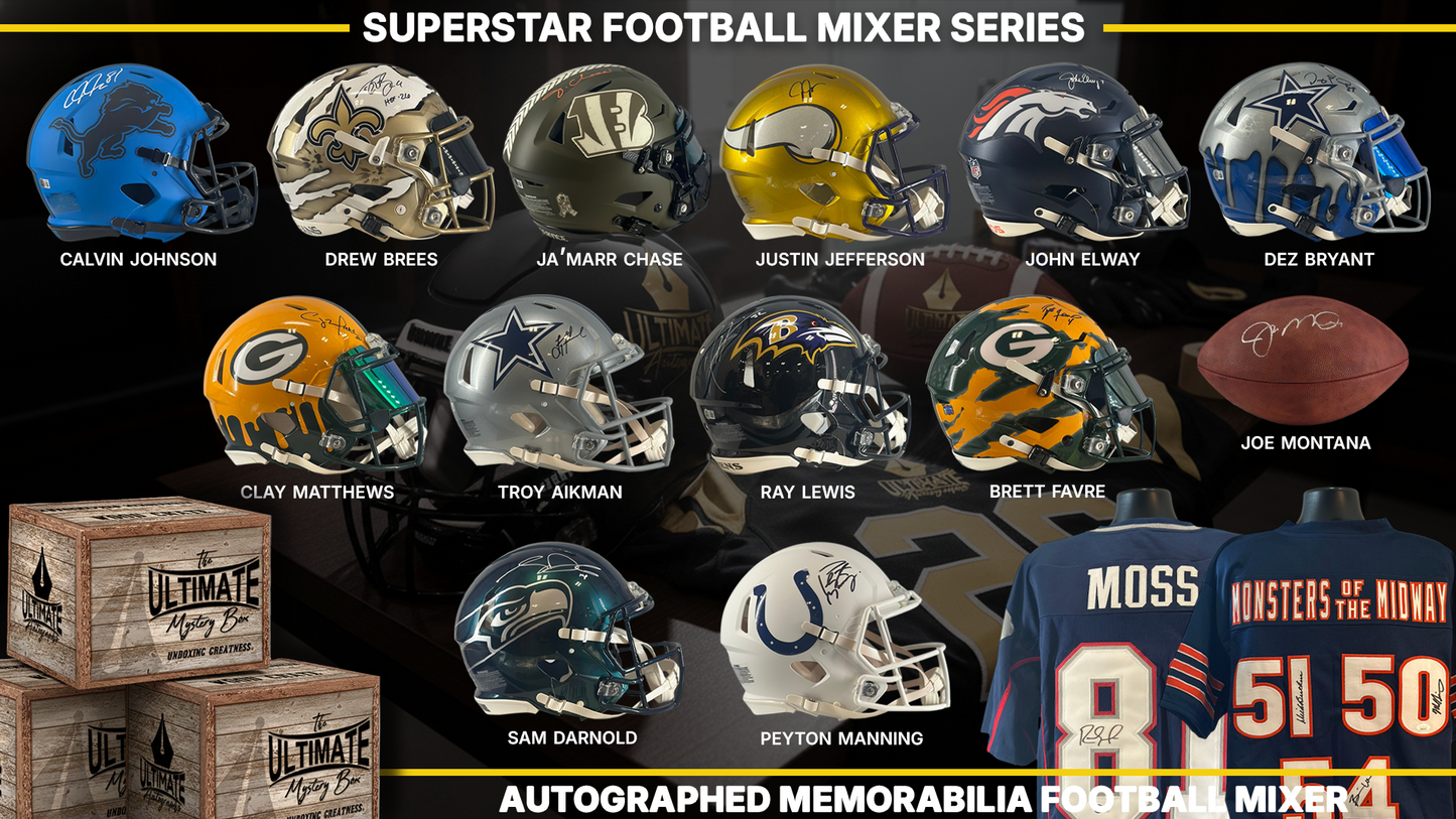 Superstar Autographed Football Mixer Live Break Series