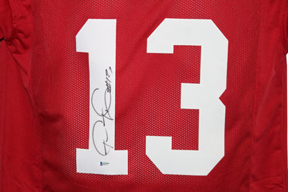 Tua Tagovailoa Autographed "Natl Champs" Inscribed College Style Jersey BAS