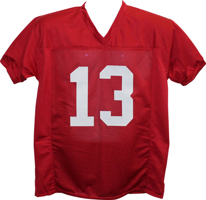 Tua Tagovailoa Autographed "Natl Champs" Inscribed College Style Jersey BAS