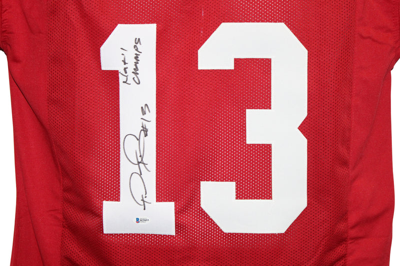 Tua Tagovailoa Autographed Alabama Custom College Jersey