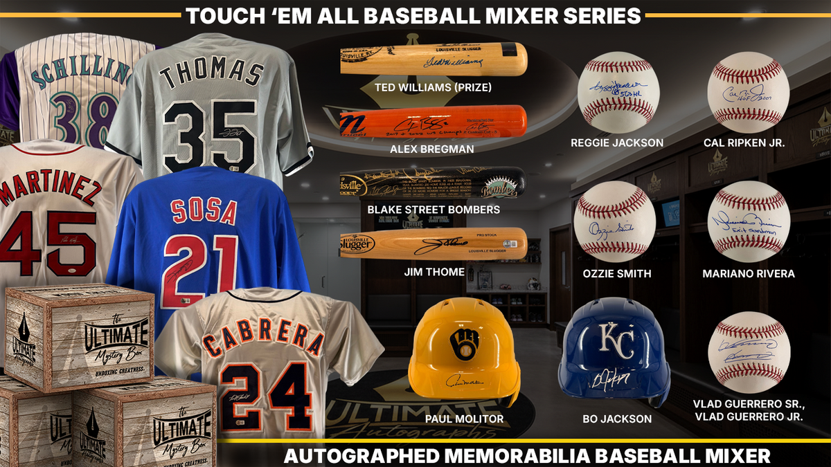 Touch 'em All Autographed Baseball Mixer Live Break Series