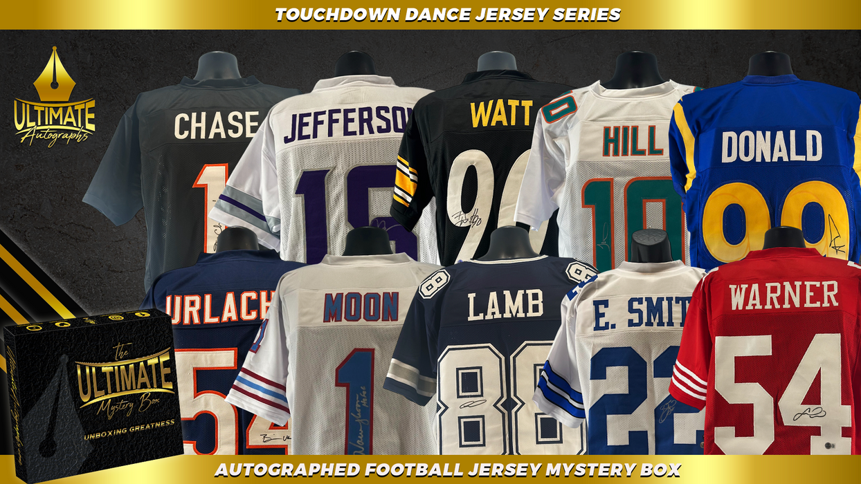 Live Break #9 - *SINGLE BOX BREAK* - ("Touchdown Dance") - Autographed Football Jersey Mystery Box