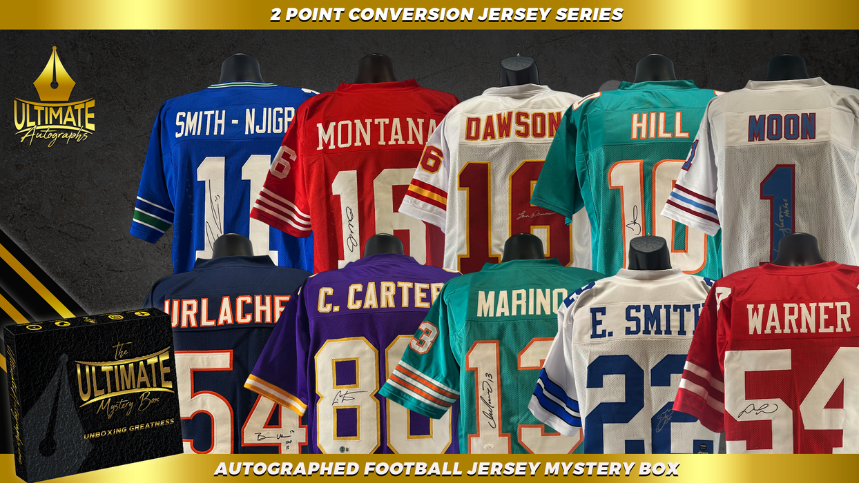 Live Break #1 - *SINGLE BOX BREAK* - ("2 Point Conversion") - Autographed Football Jersey Mystery Box